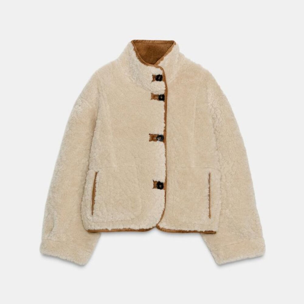 ZARA REVERSIBLE DOUBLE-FACED JACKET